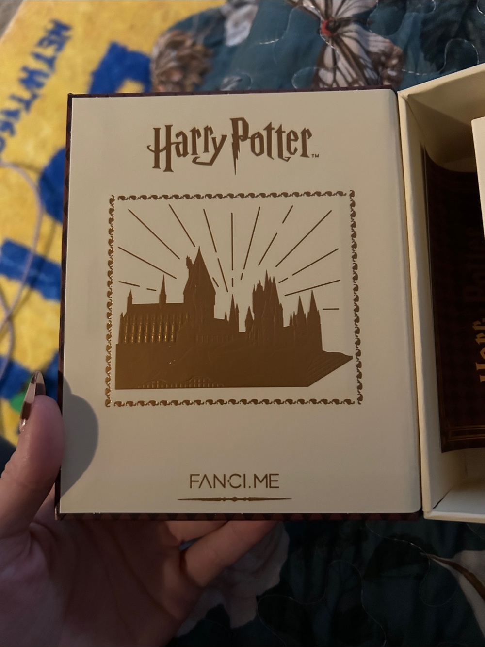 Warner Bros. Harry Potter Necklace Box in Brown & Gold - Picture 2 of 5